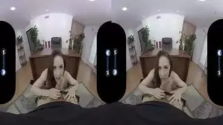 بورنو صريح بالواقع الافتراضي: لقطة مقربة لكس شانيل بيترسون المفتوح