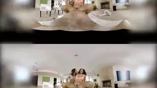 خيال الغانغبانغ الافتراضي: شراميط تخدم زبراً صلباً ضخماً