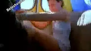 اختراق مزدوج بواسطة وحش بري لمراهقات ساذجات